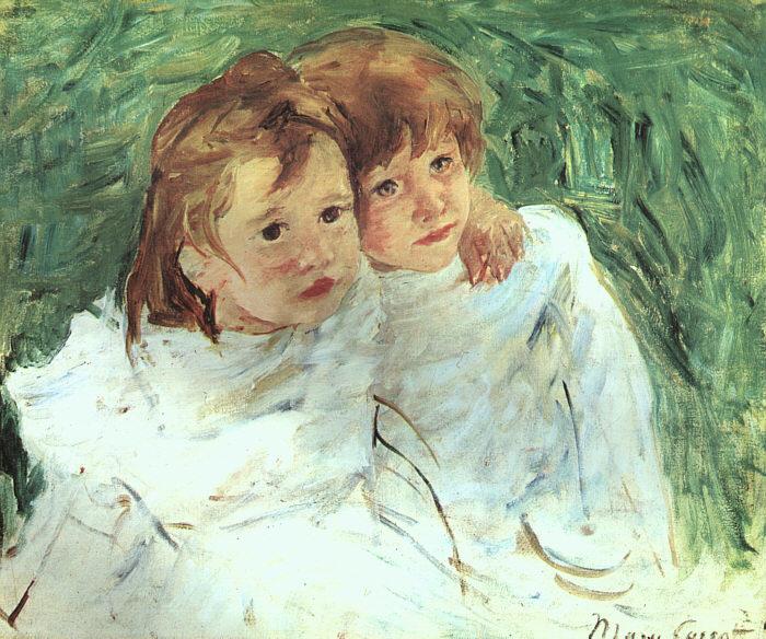 Mary Cassatt The Sisters France oil painting art